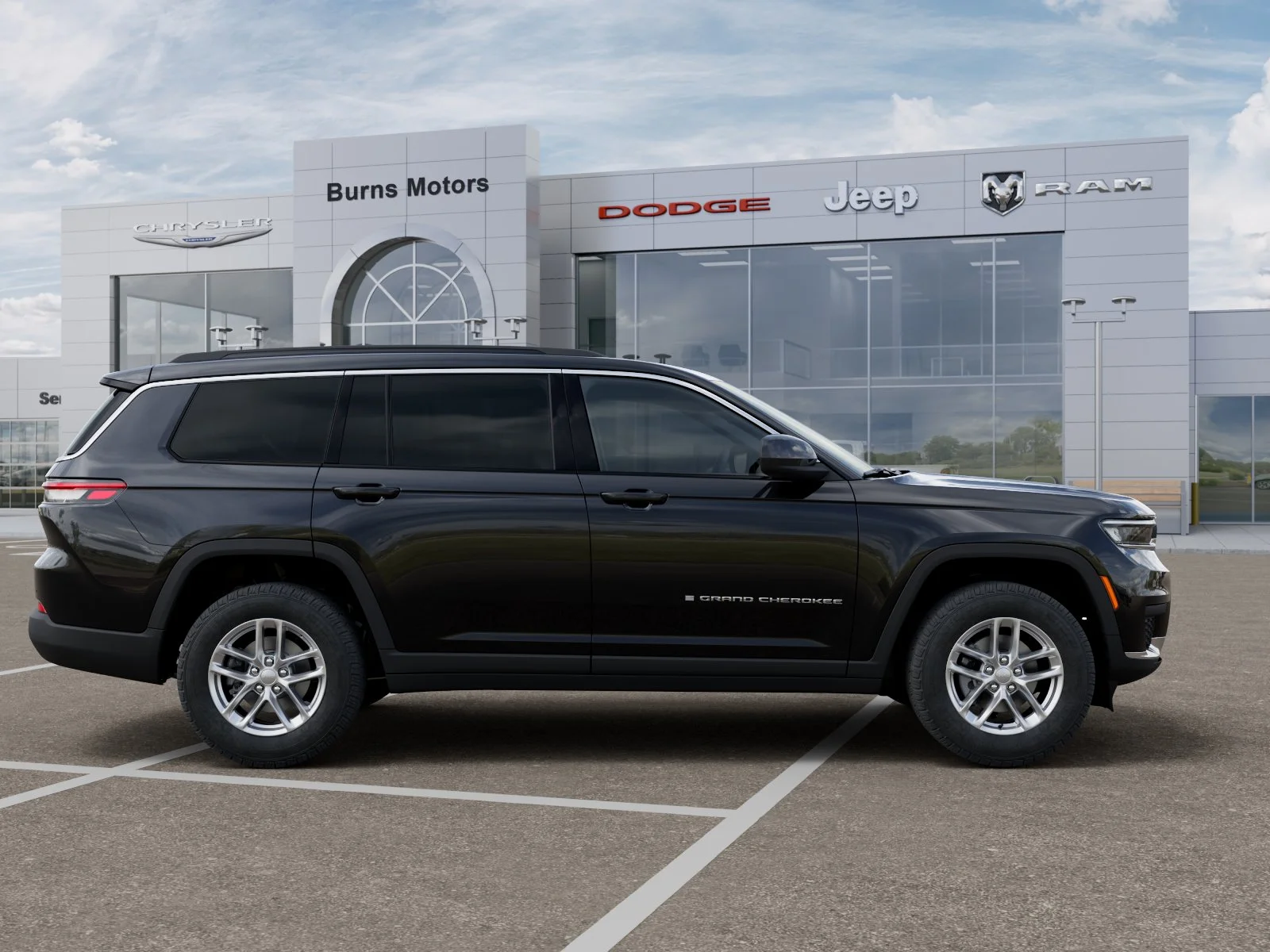 New 2026 Diamond Black Crystal Pearl-Coat Exterior Paint Jeep Laredo image 47