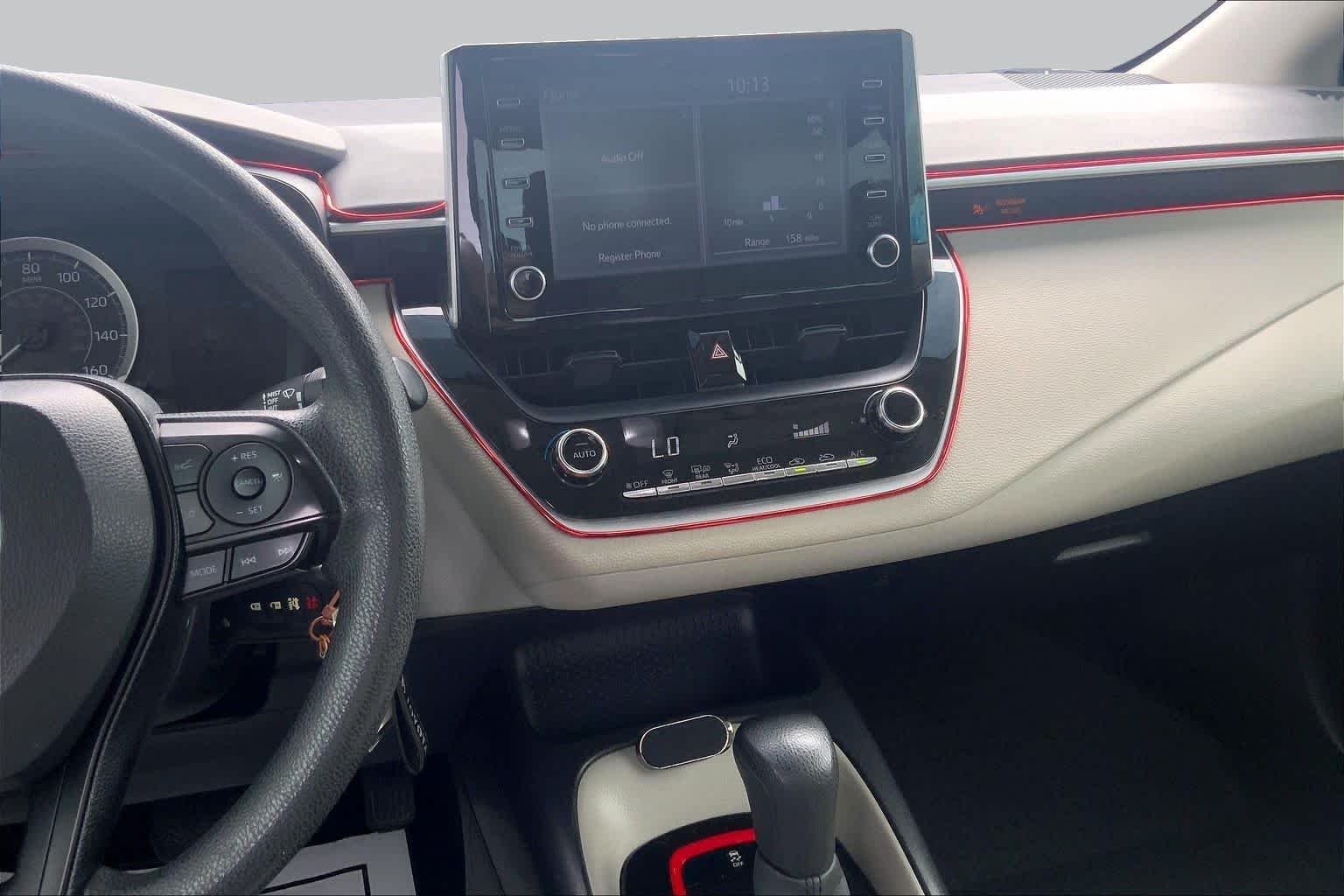Used 2020 Barcelona Red Metallic Toyota LE image 6