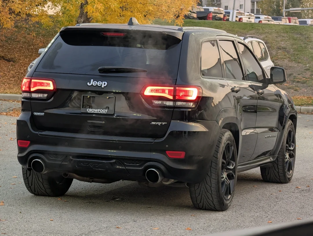 Used 2017 Black Jeep SRT - - Adaptive Cruise - Blind Spot - 20 Wheels & More! image 8