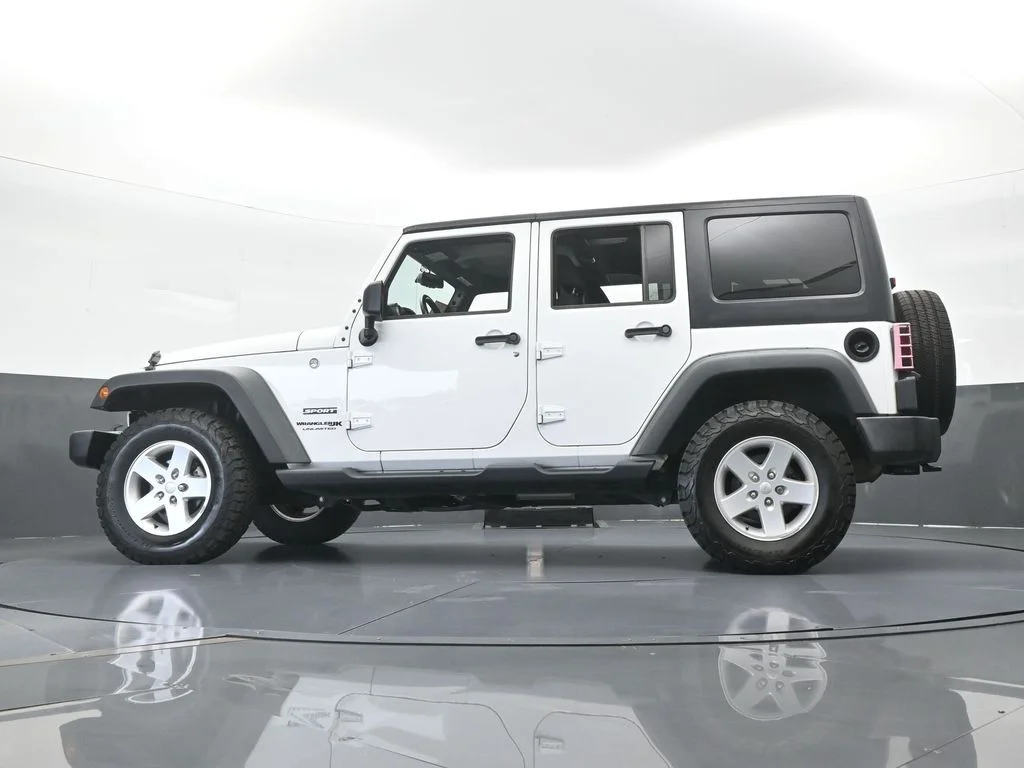 Used 2018 Bright White Clearcoat Jeep Unlimited Sport image 52