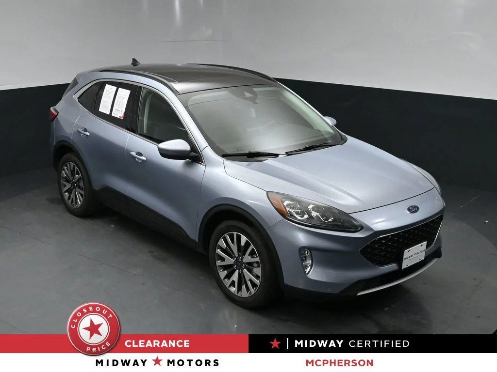 Used 2022 Blue Ford Titanium image 1