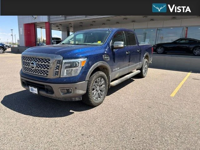 Used 2017 Deep Blue Pearl Nissan Platinum Reserve image 1