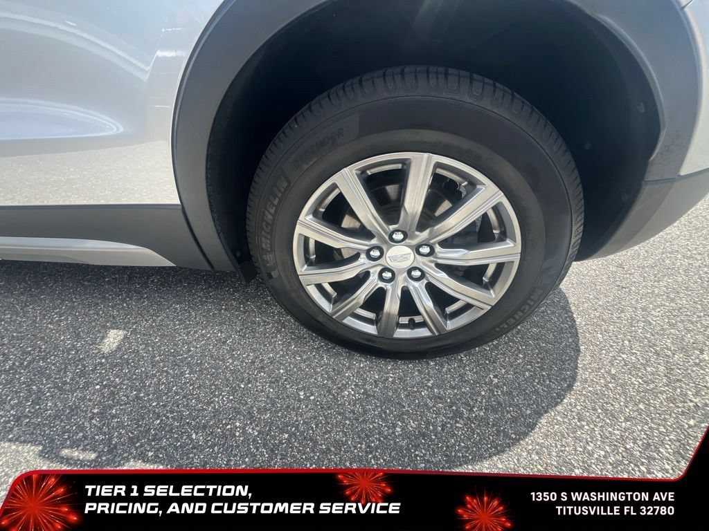 Used 2019 RADIANT SILVER METALLIC Cadillac FWD Premium Luxury image 12