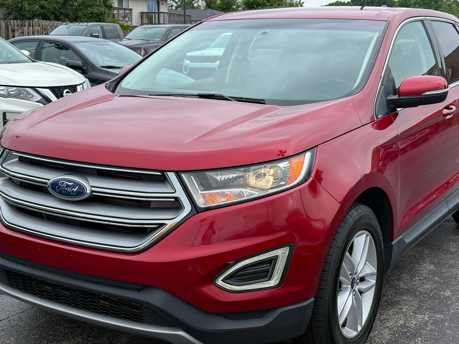 Used 2018 Red Ford SEL image 7