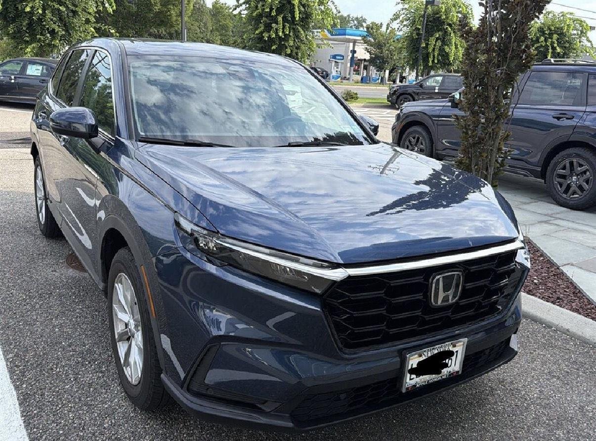 Certified Used 2024 Canyon River Blue Metallic Honda EX-L image 1