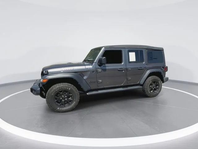Used 2021 Gray Jeep Unlimited Willys image 6