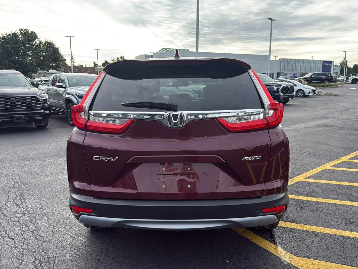 Used 2019 Basque Red Pearl II Honda EX-L image 4