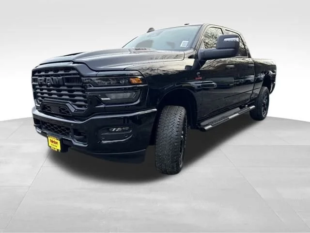 New 2026 Diamond Black Crystal Pearl-Coat Exterior Paint RAM Tradesman image 4
