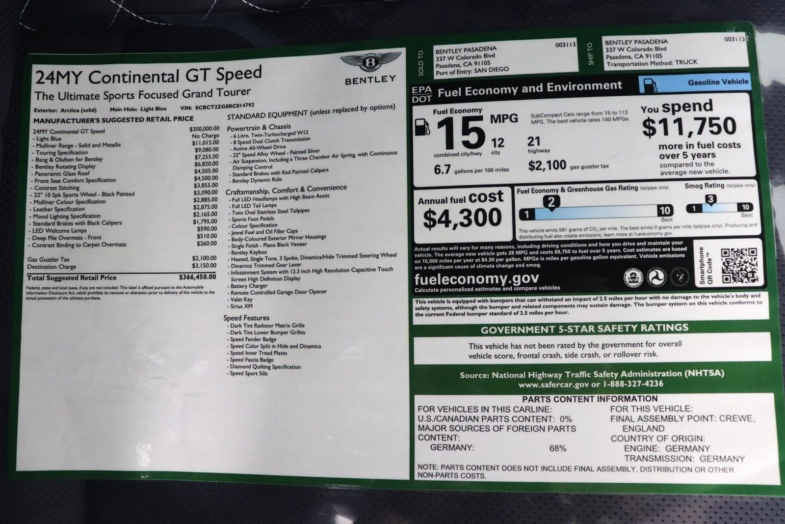 Used 2024 Arctica Bentley Speed image 37