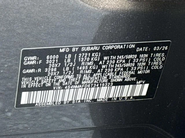Used 2026 Gray Subaru Limited image 31
