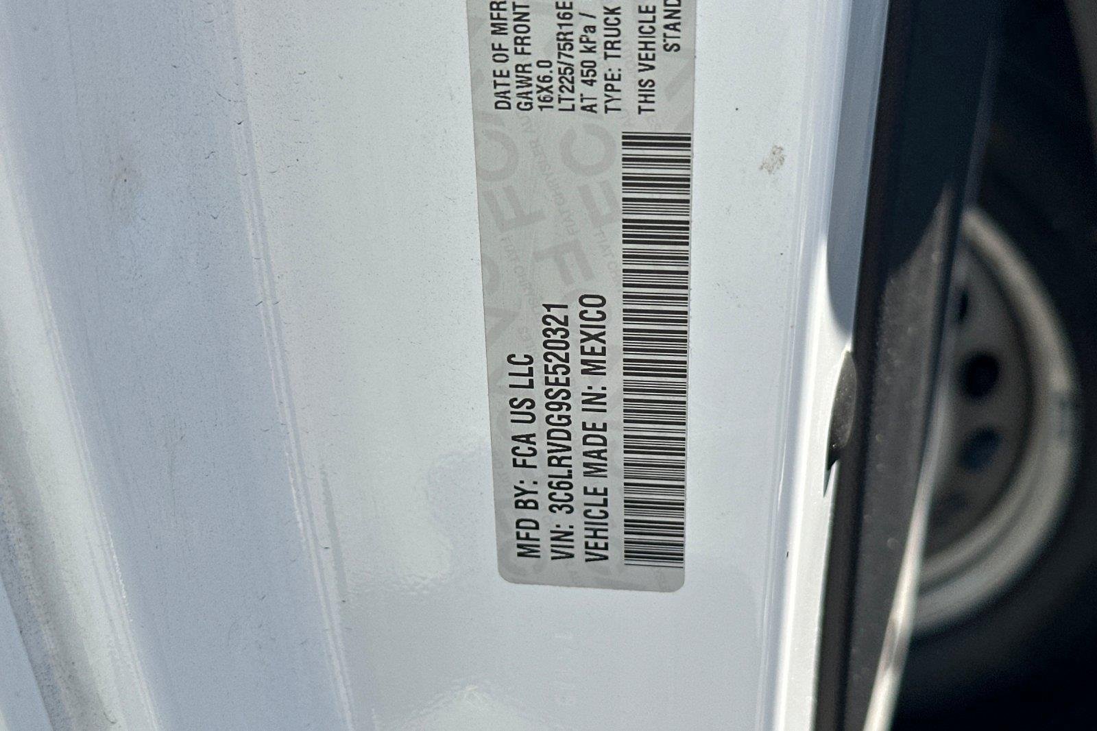 Used 2025 Bright White Clearcoat Ram Tradesman image 30