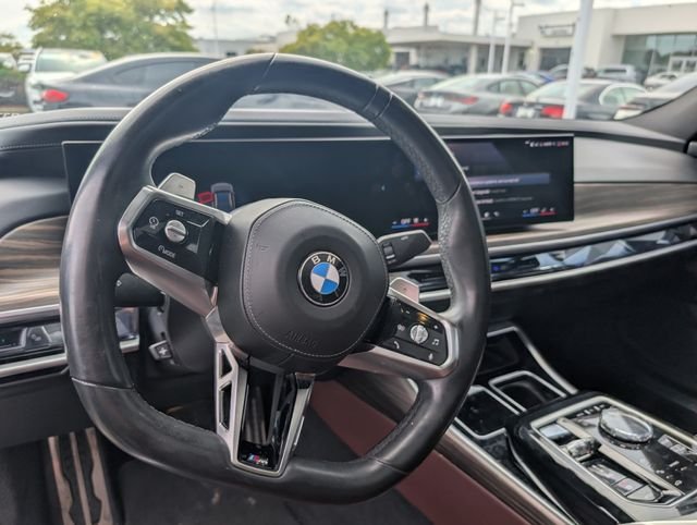 Certified Used 2023 Oxide Gray Metallic BMW 760i xDrive image 16