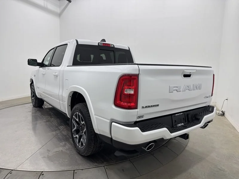 New 2026 Bright White Clear-Coat Exterior Paint RAM Laramie image 5