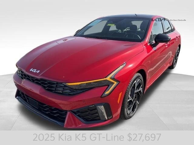 Certified Used 2025 Red Kia GT-Line image 3