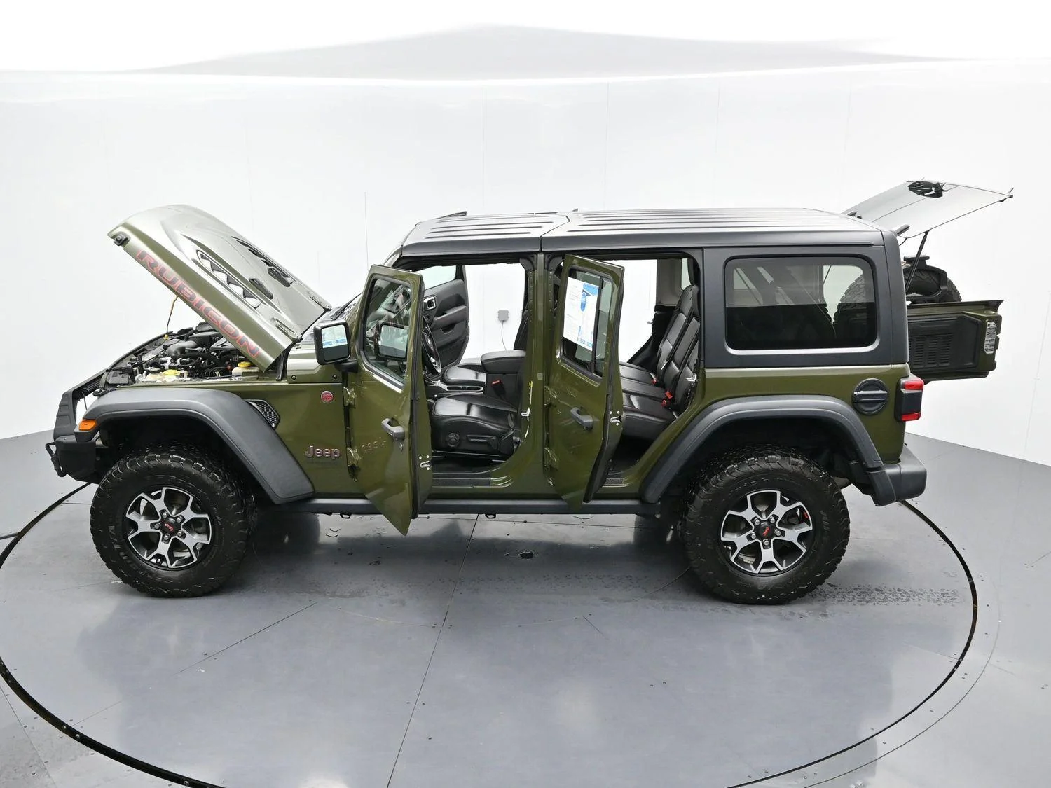 Used 2021 Sarge Green Clearcoat Jeep Unlimited Rubicon image 41