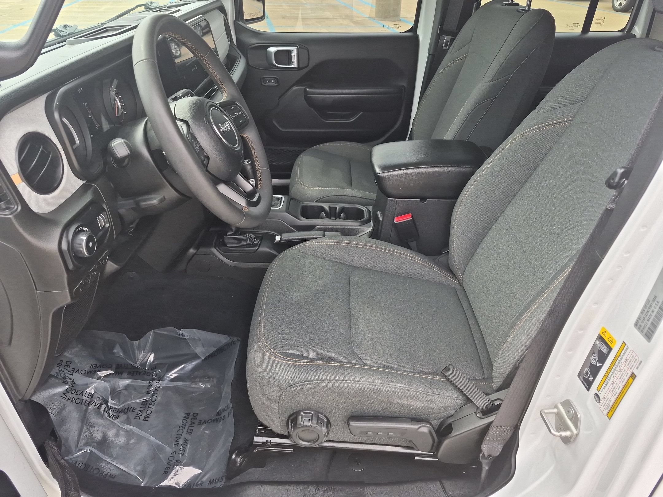 Used 2024 Bright White Clearcoat Jeep Sport S 4WD image 11