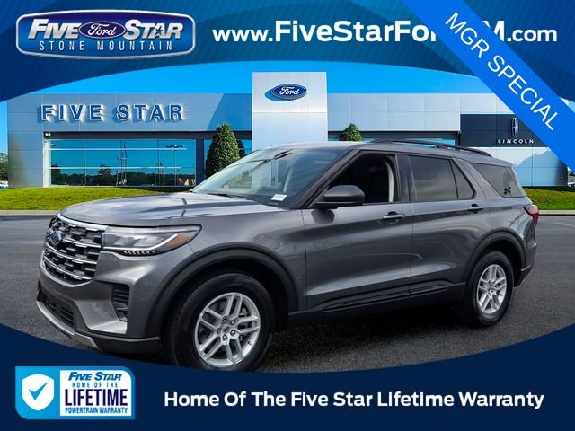 New 2026 Carbonized Gray Metallic Ford Active image 3