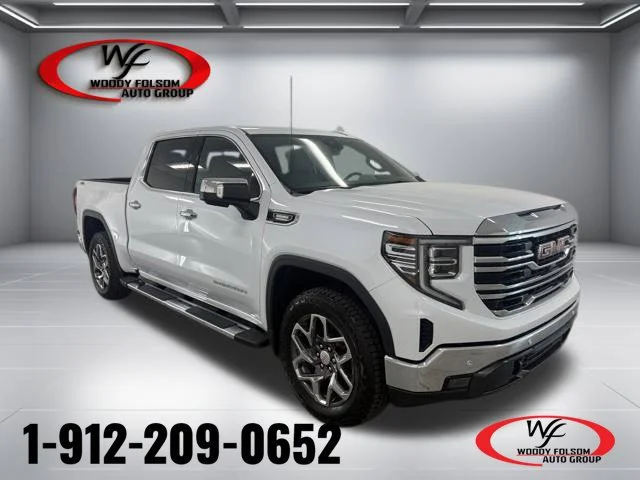 New 2026 Glacier White Tricoat GMC SLT image 1