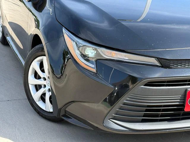 Certified Used 2023 MIDNIGHT BLACK METAL Toyota LE image 29