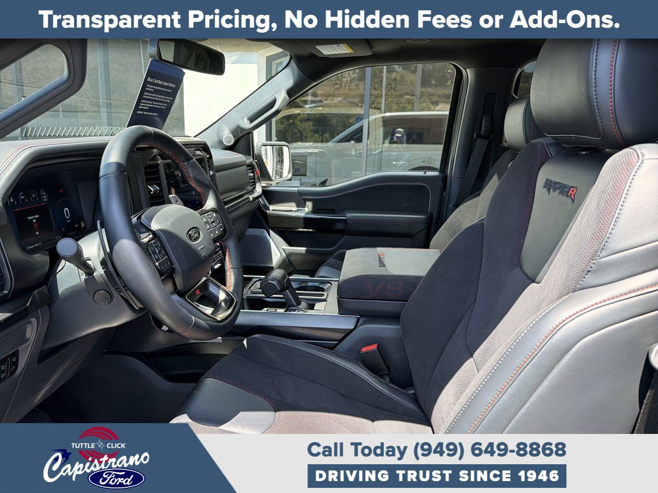 Certified Used 2025 Light Blue Clearcoat Metallic Ford Raptor image 27