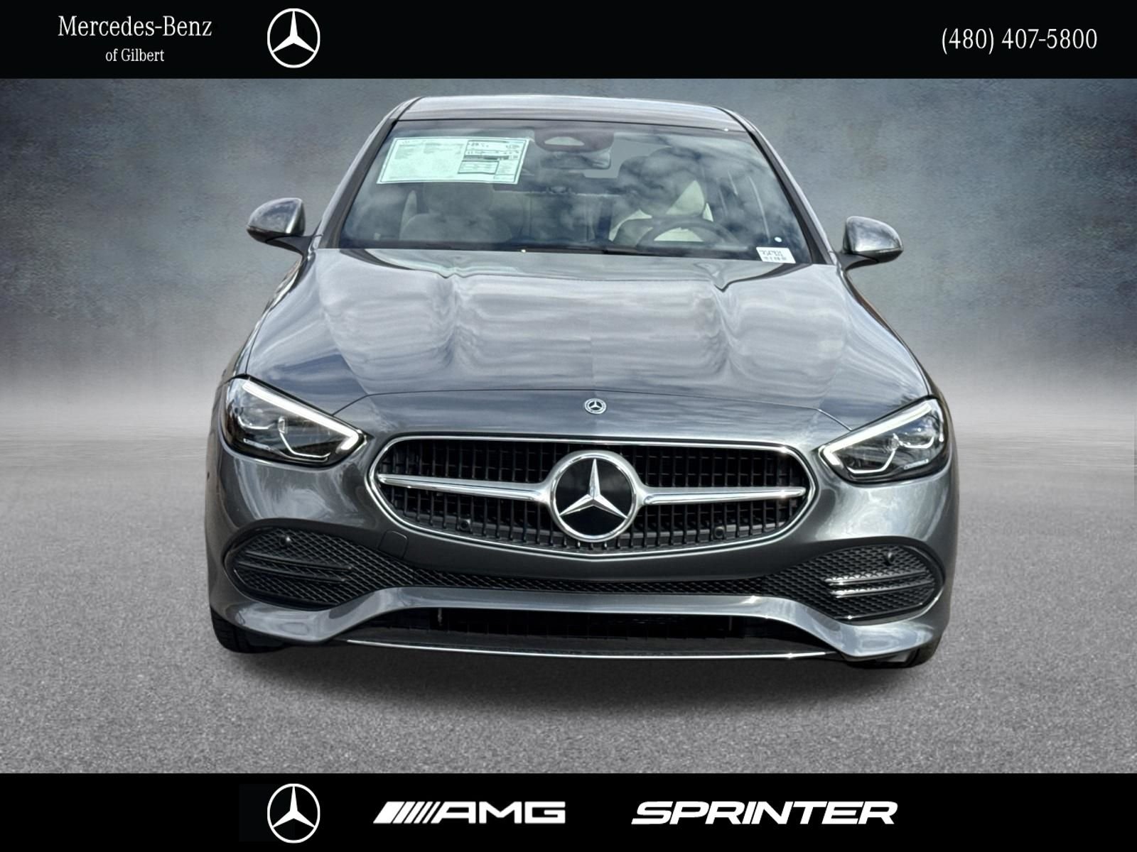 New 2026 Selenite Grey Metallic Mercedes-Benz C 300 image 2