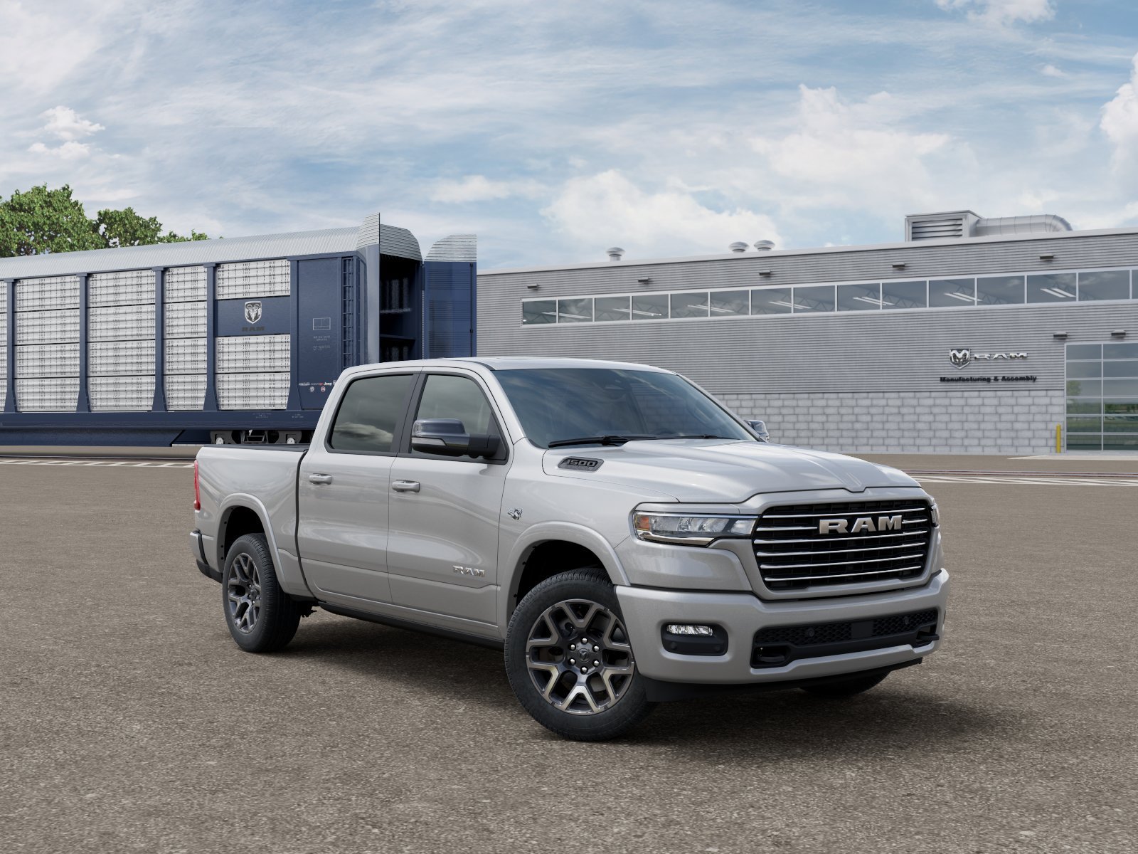 New 2027 Silver Zynith Exterior Paint RAM Laramie Southwest Edition image 5