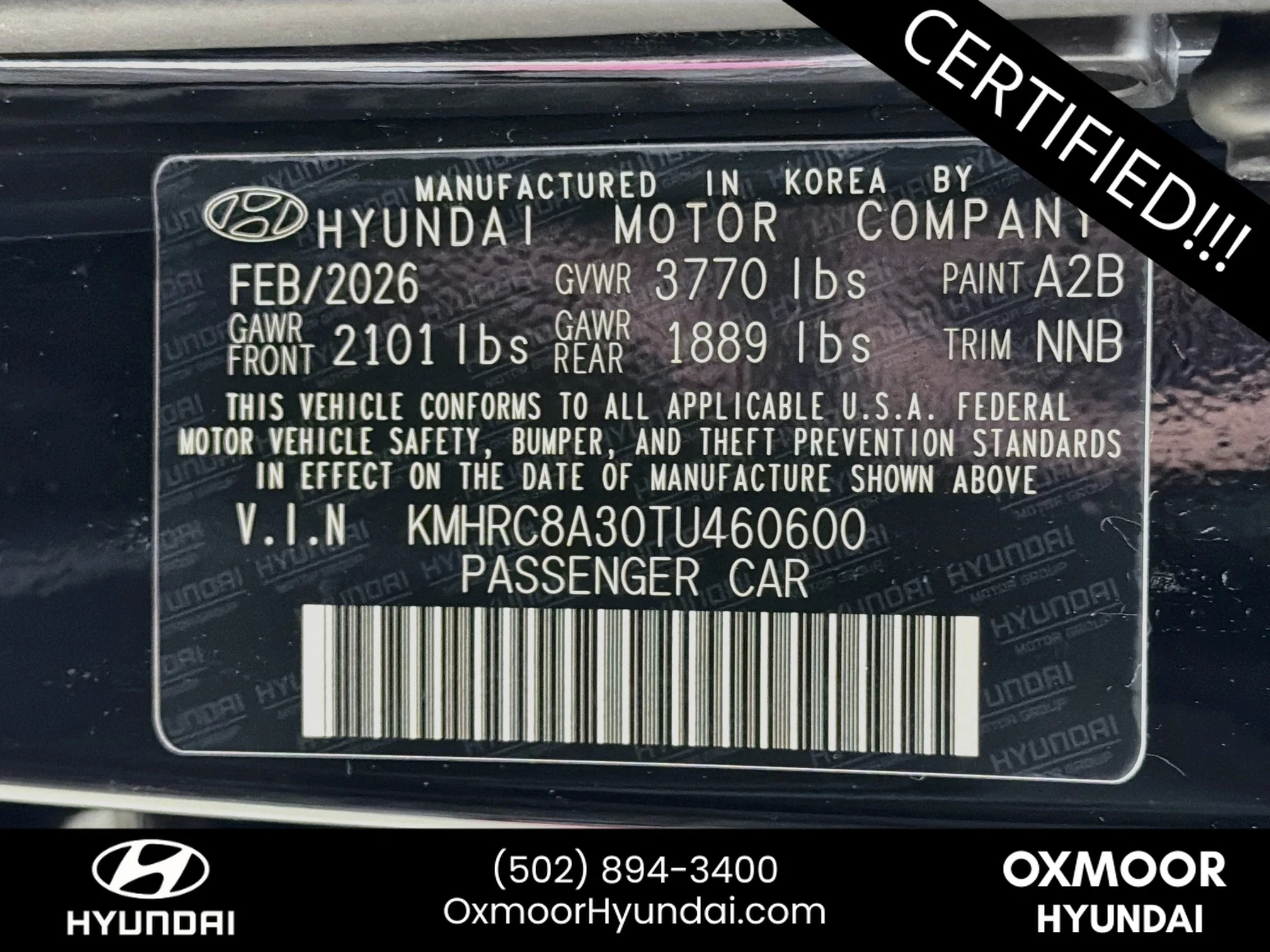 Used 2026 Onyx Black Hyundai SEL image 31