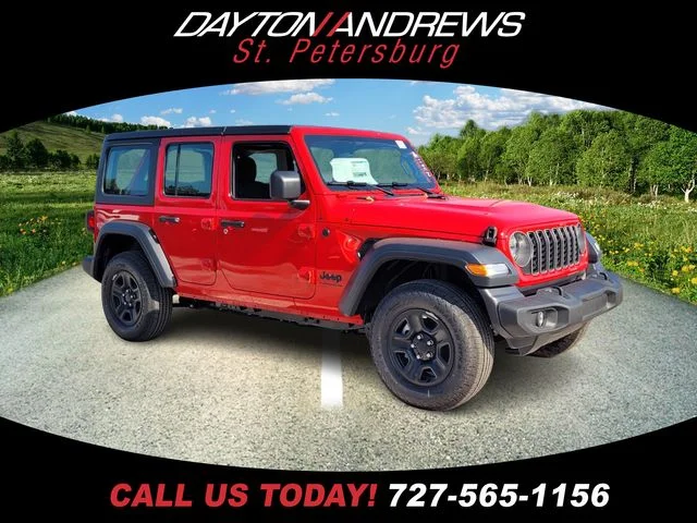 New 2026 Firecracker Red Clearcoat Jeep Sport image 1
