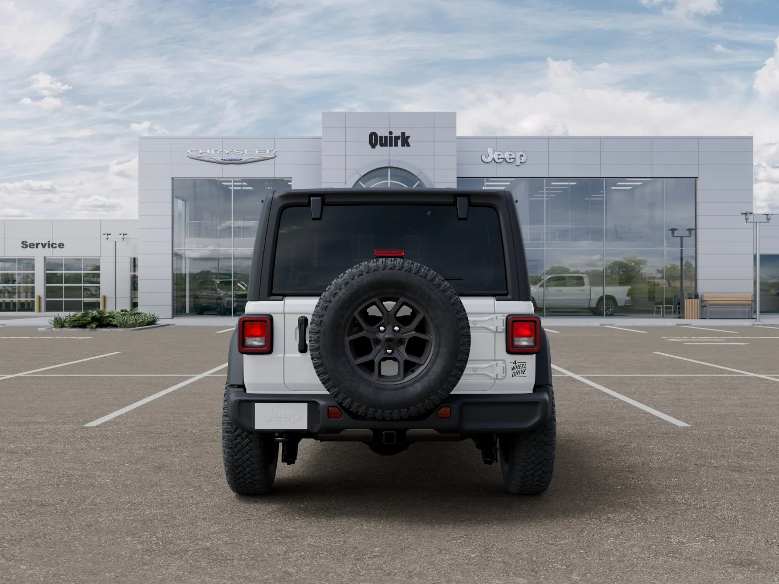 New 2026 Bright White Clear-Coat Exterior Paint Jeep Willys image 33
