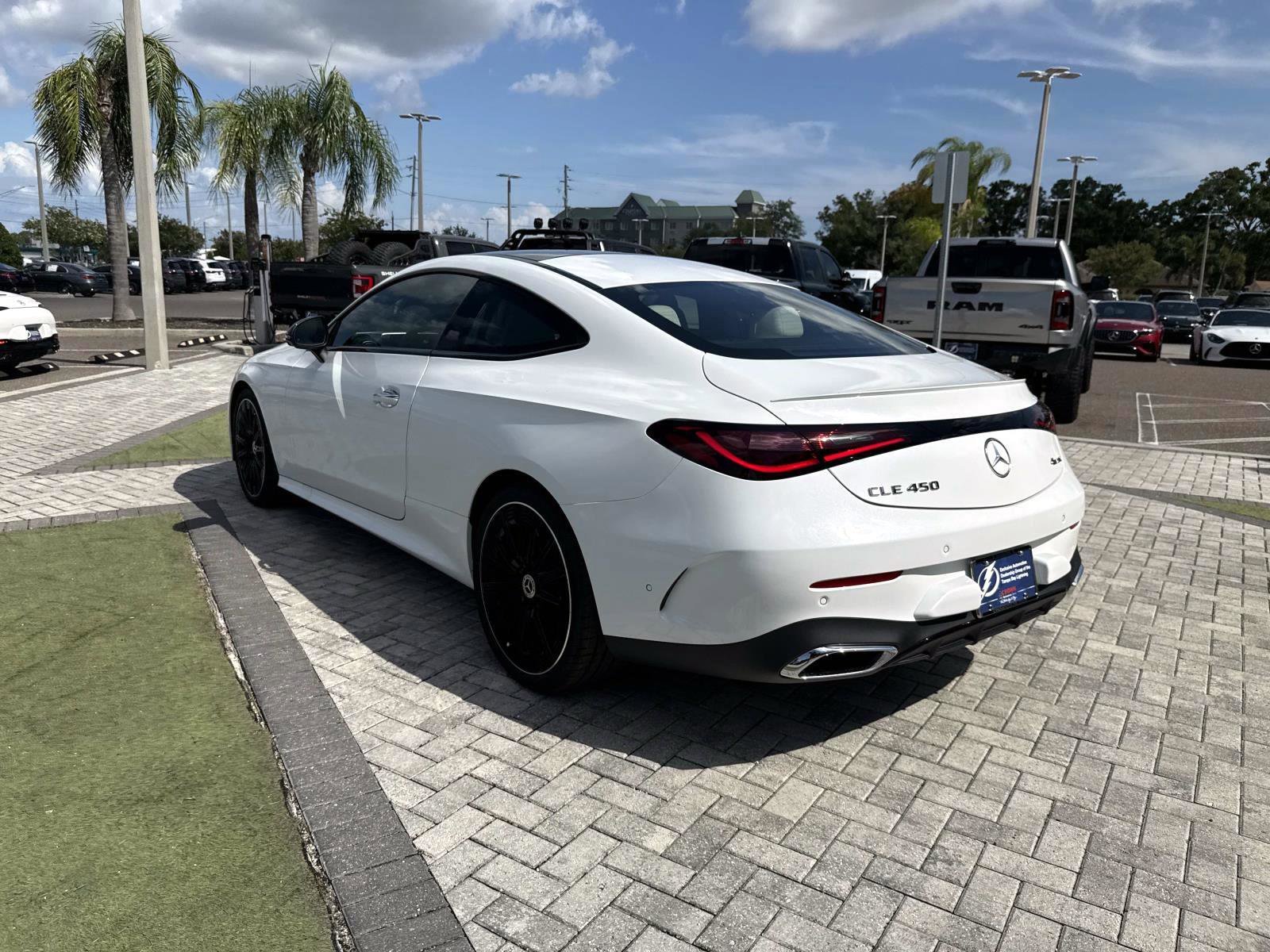 New 2026 Moonlight White Mercedes-Benz 450 4MATIC® Coupe image 4