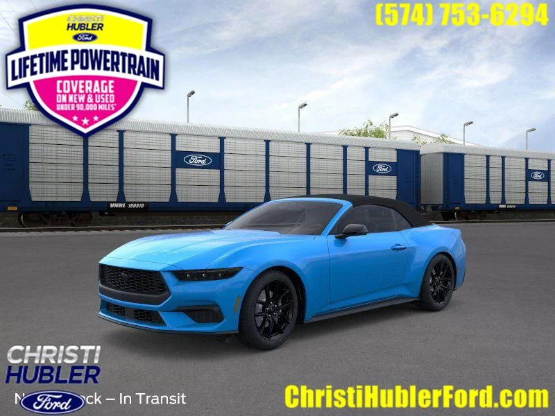 New 2026 Grabber Blue Metallic Ford EcoBoost® Premium Convertible image 1