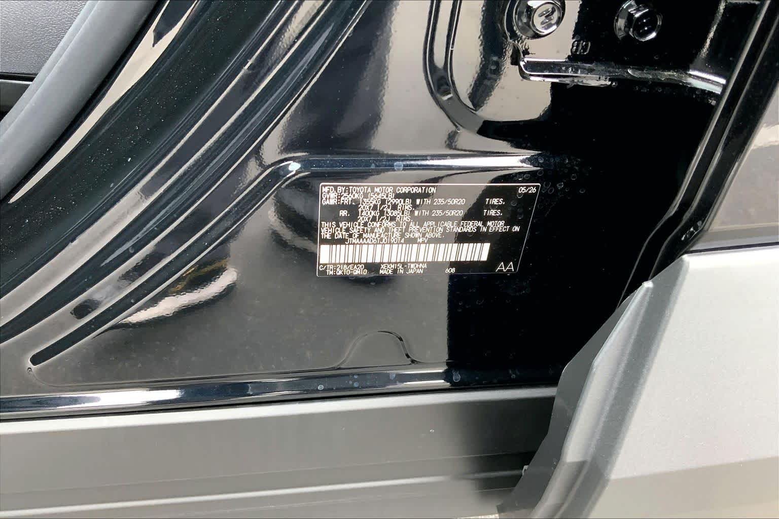 New 2026 Midnight Black Metallic Toyota XSE image 21