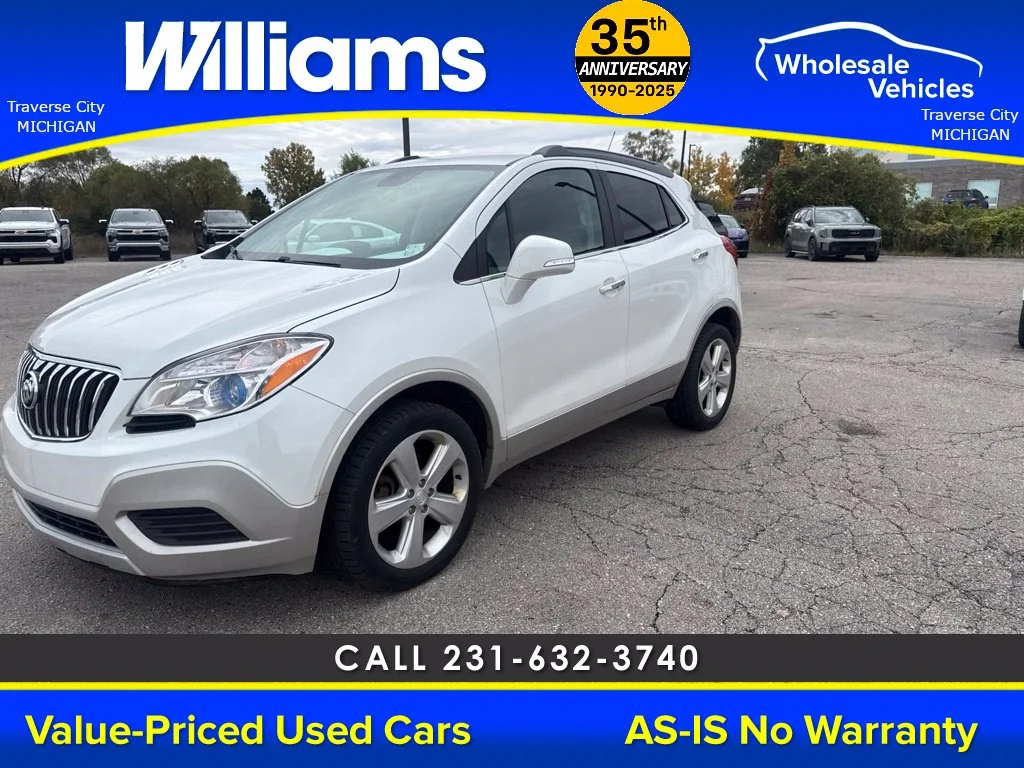 Used 2015 White Pearl Metallic Buick Base image 12