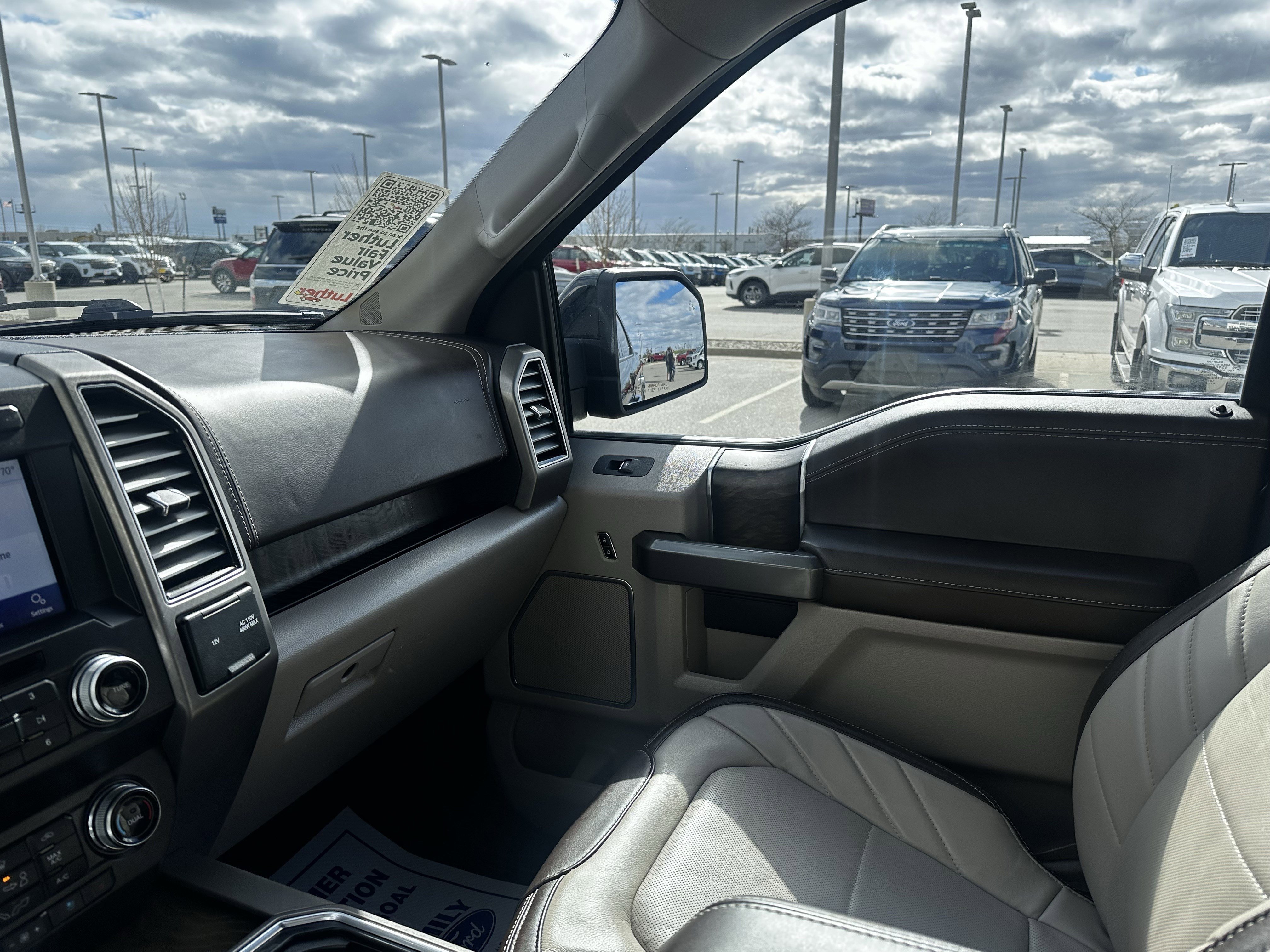 Used 2020 Agate Black Metallic Ford Limited image 11