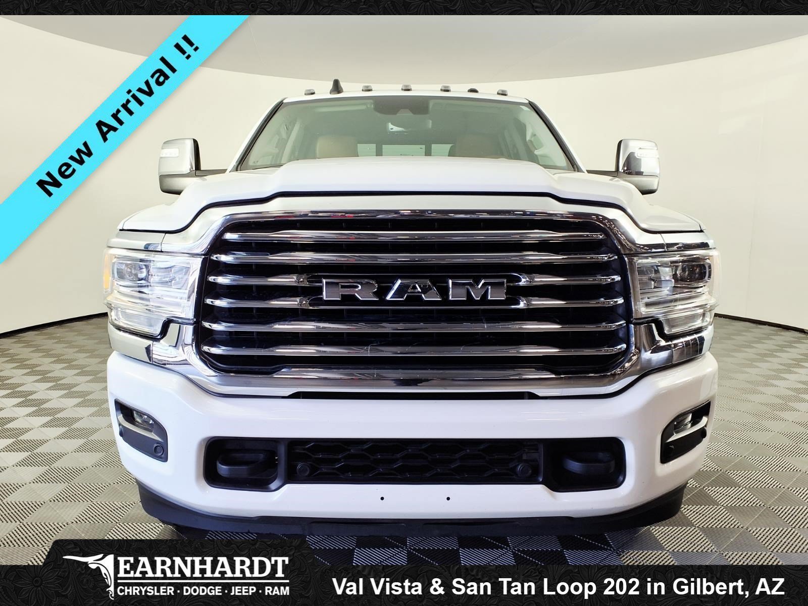 Used 2024 Bright White Clearcoat Ram Longhorn image 2
