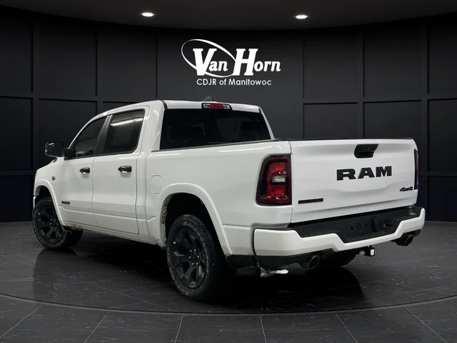New 2026 Bright White Clear-Coat Exterior Paint RAM Big Horn/Lone Star image 3