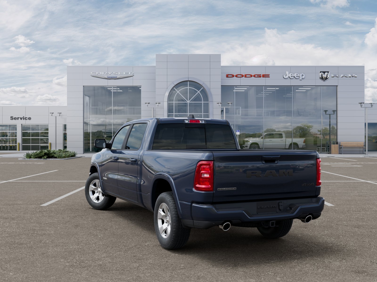 New 2026 Forged Blue Metallic Exterior Paint RAM Big Horn/Lone Star image 12