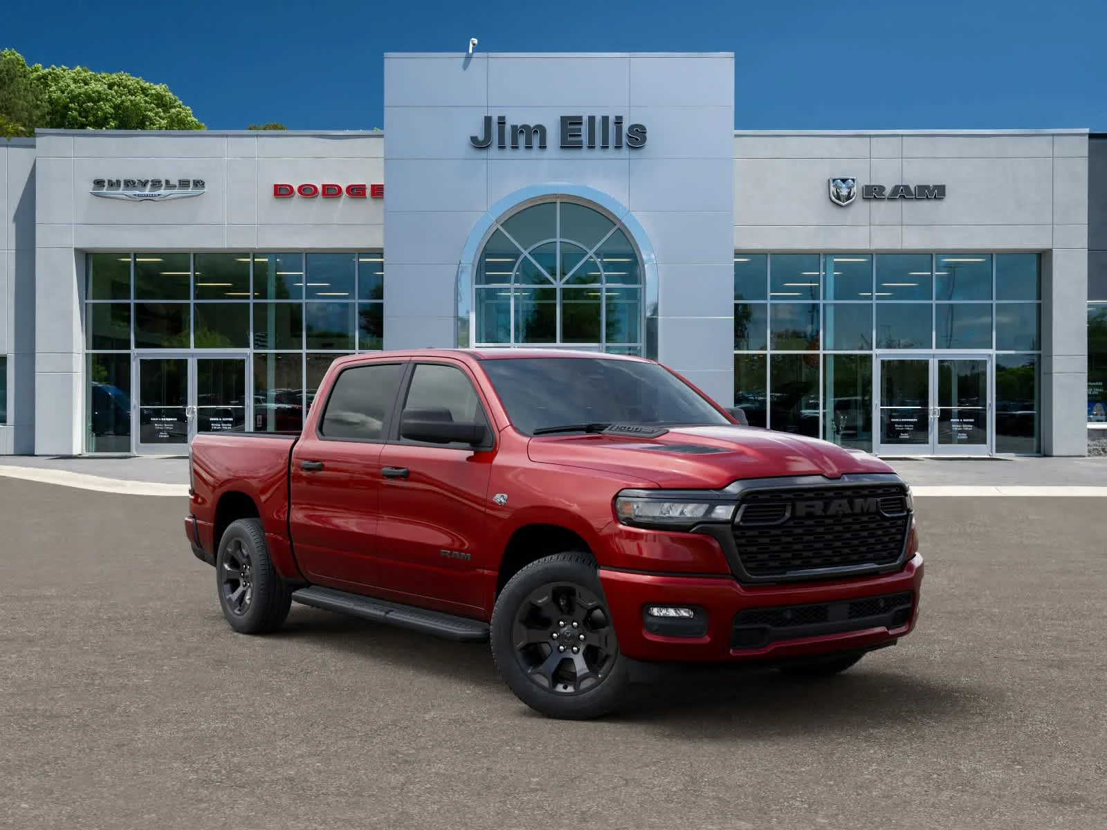 New 2026 Molten Red Pearl-Coat Exterior Paint RAM Tradesman image 5