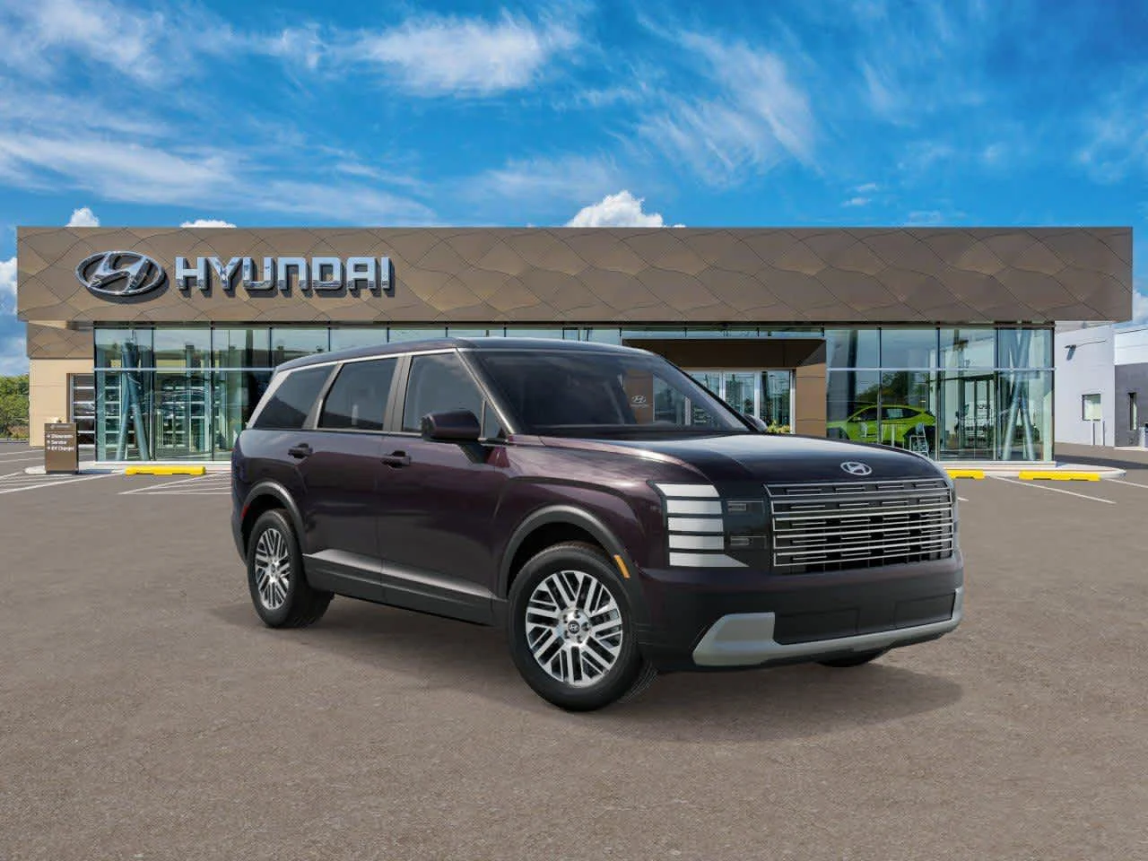 New 2026 Galaxy Maroon Pearl Hyundai SE image 2