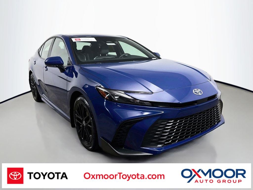 Used 2025 Reservoir Blue Toyota SE image 1