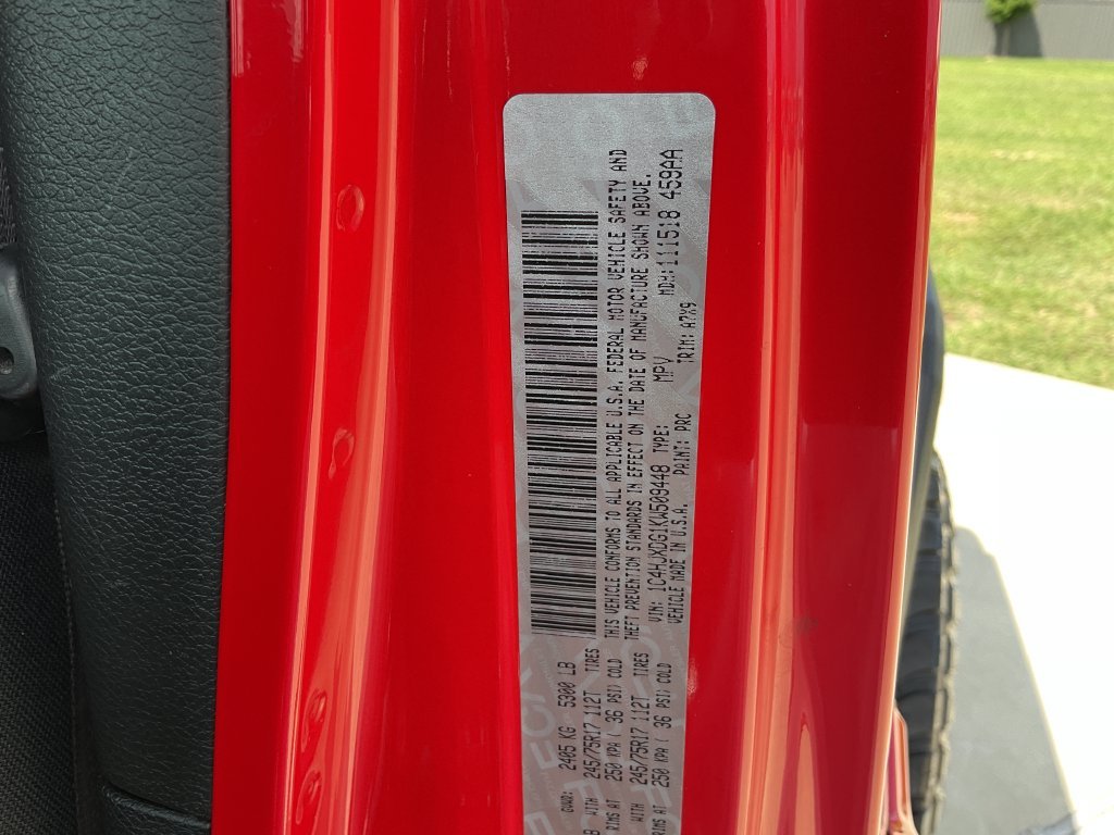 Used 2019 Red Jeep Unlimited Sport S image 31