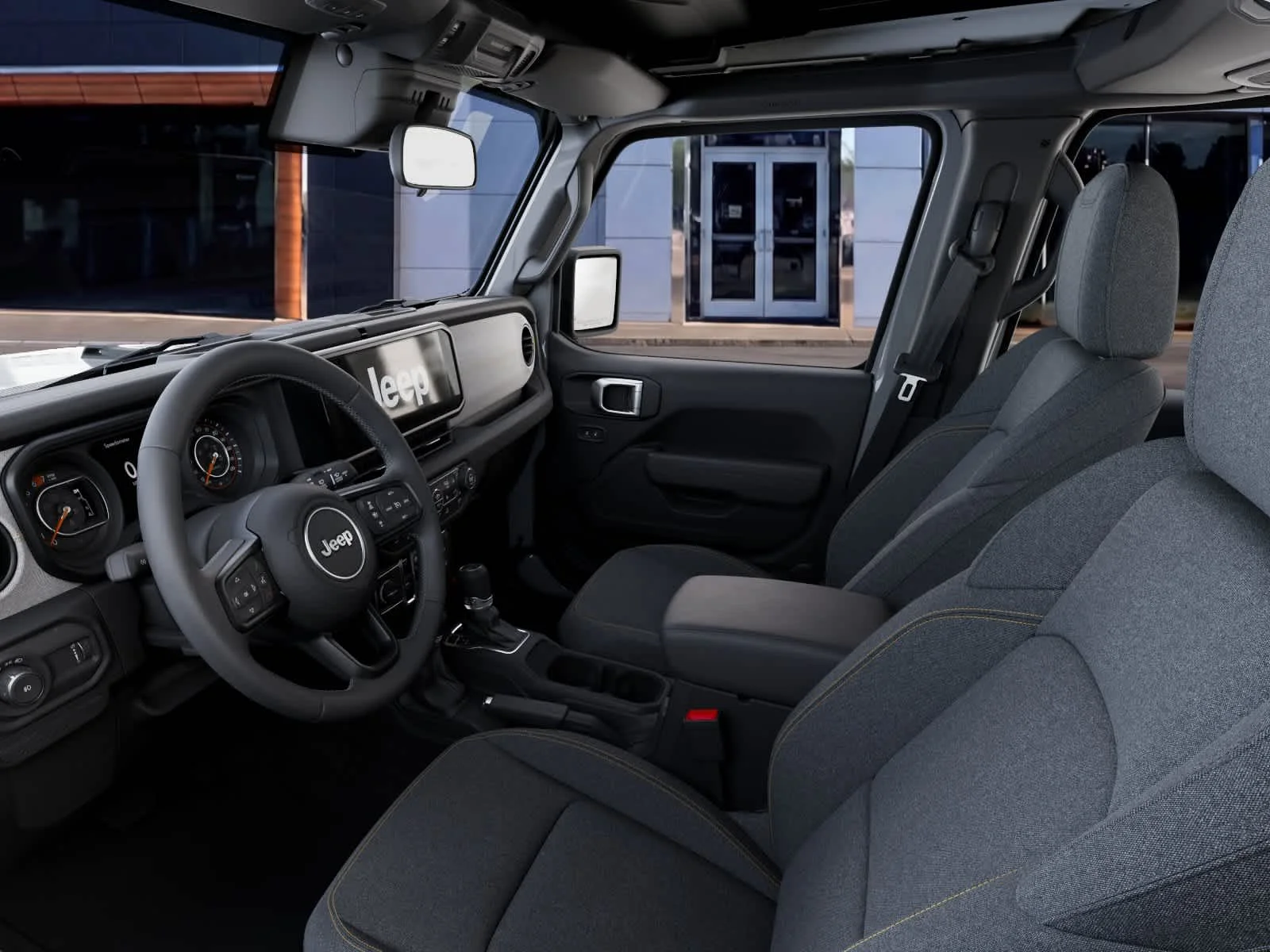 New 2026 Bright White Clear-Coat Exterior Paint Jeep Sport S image 22
