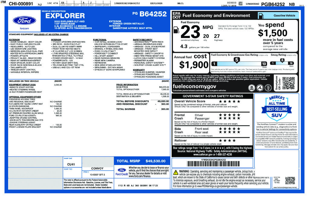 Used 2023 Green Ford XLT image 24