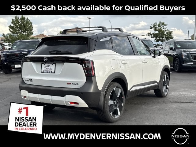 New 2026 Aspen White TriCoat / Super Black Two-tone Nissan SR image 4