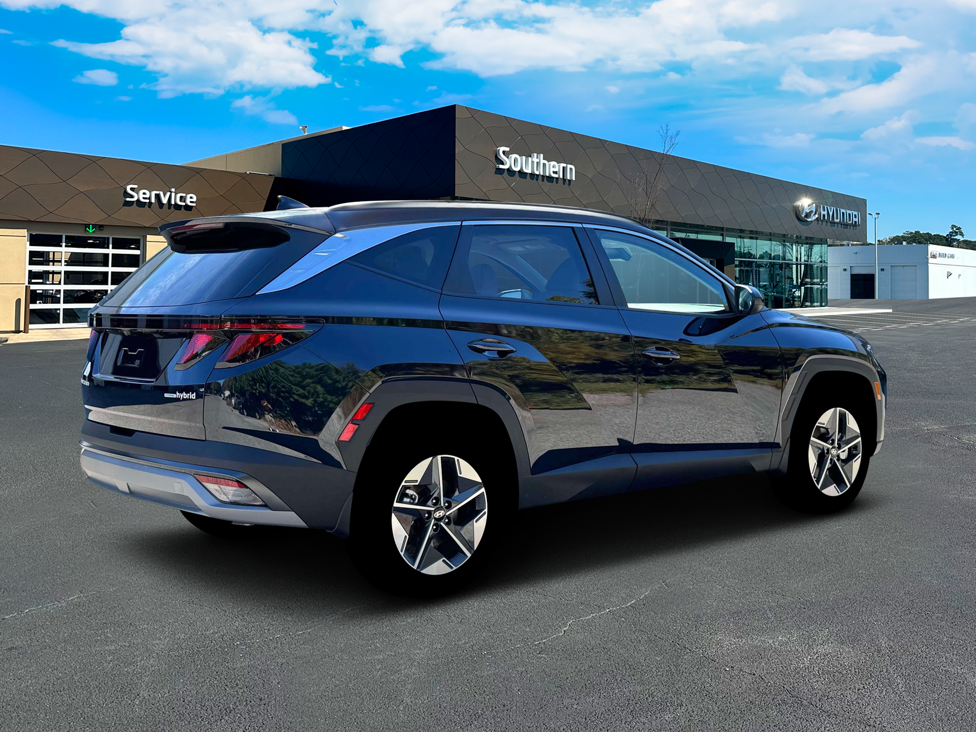 New 2026 Blue Hyundai SEL AWD image 8