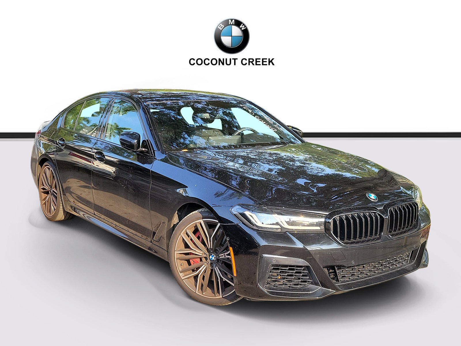 Certified Used 2023 Black Sapphire Metallic BMW 540i image 1