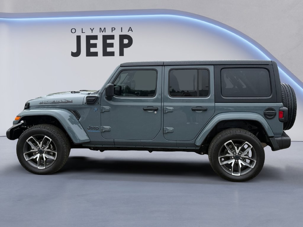 Used 2024 Gray Jeep Sport S 4xe image 2