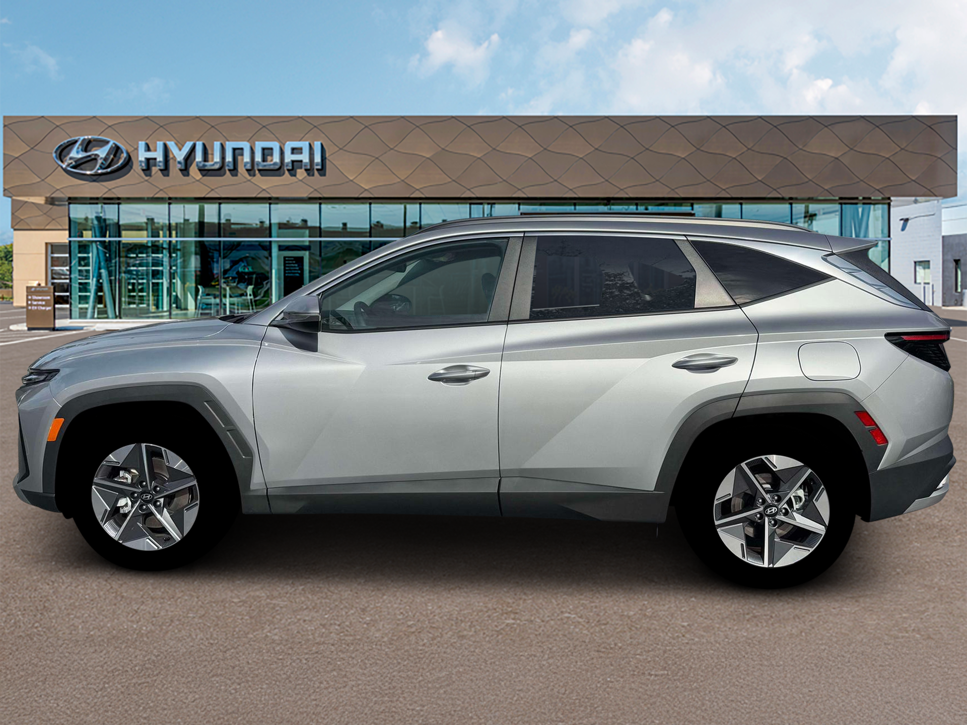 New 2026 Shimmering Silver Hyundai SEL Premium FWD image 3