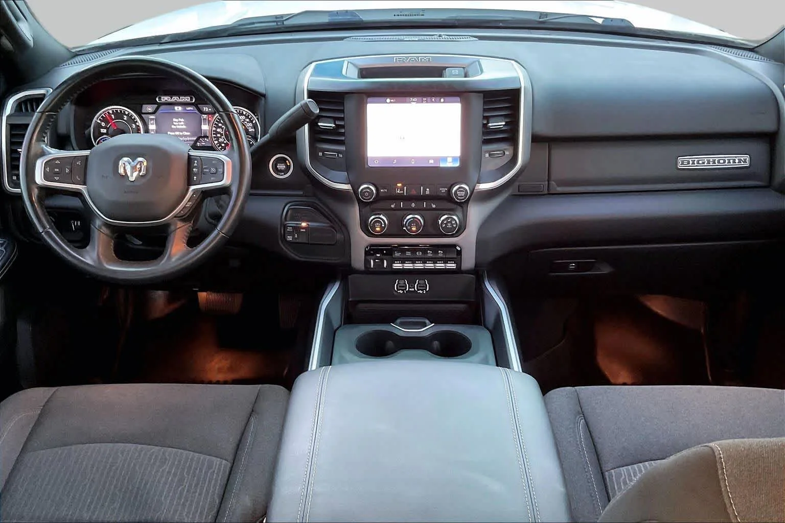 Used 2023 Bright White Clearcoat Ram Big Horn image 14