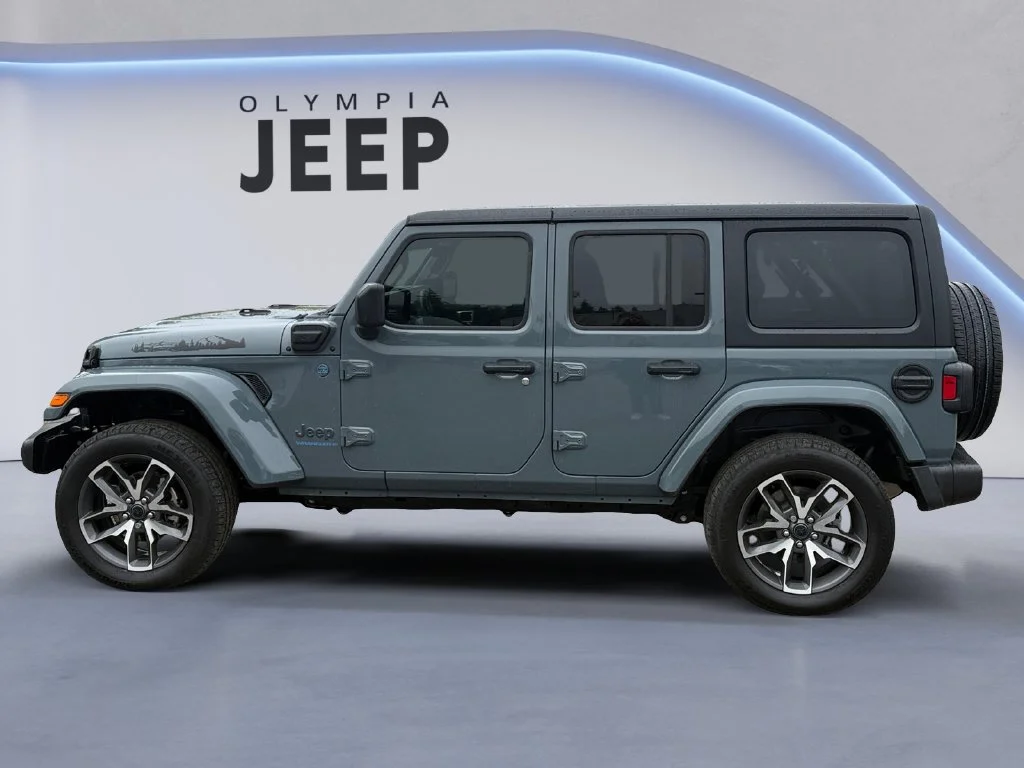 Used 2024 Gray Jeep Sport S 4xe image 2